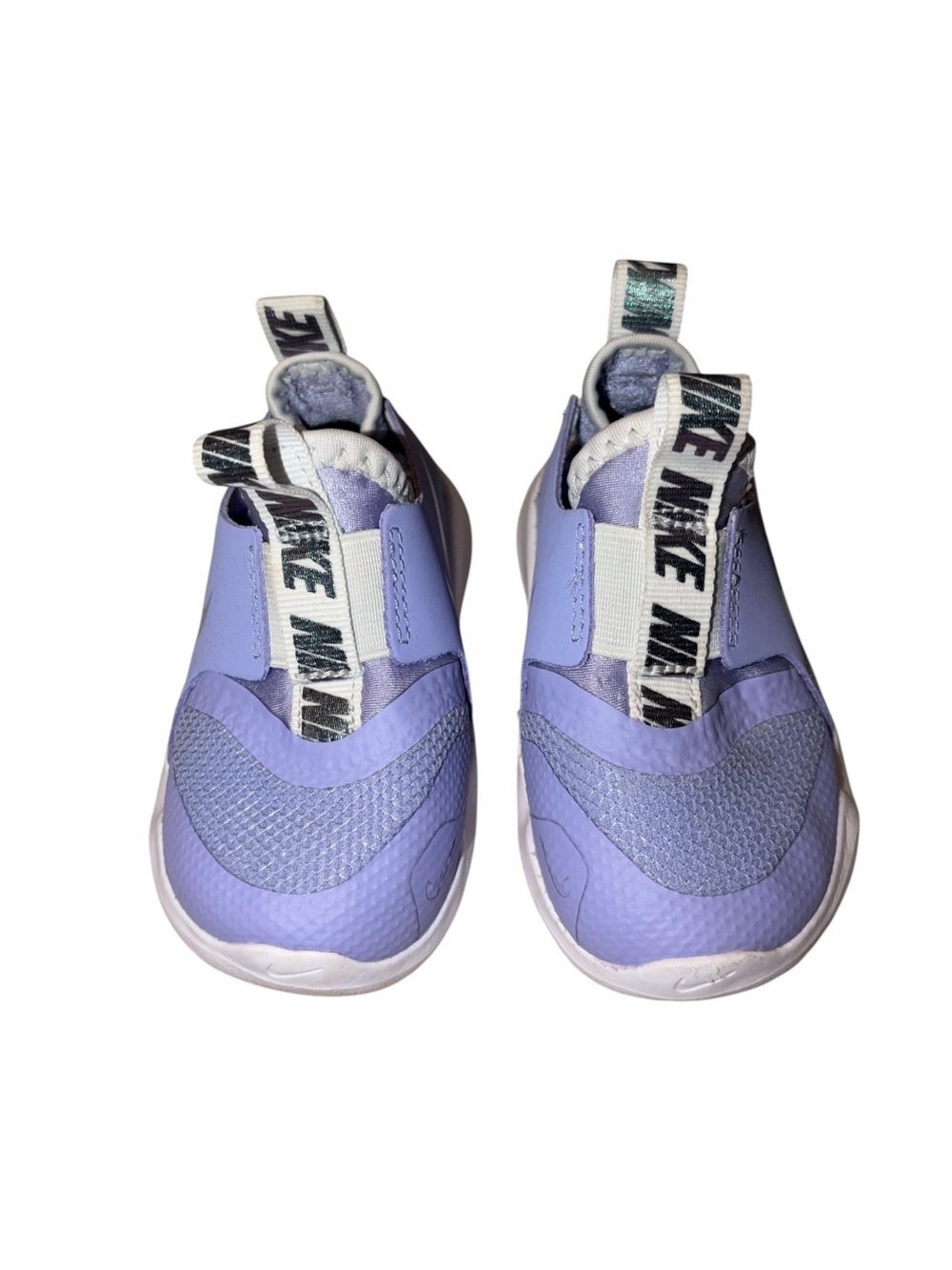 Nike Flex Runner Toddler 6 Light Thistle Purple White Slip On Sneaker AT4665-501